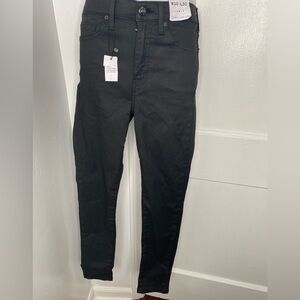 TOP SHOP NWT Nordstrom Jamie Black Skinny Jeans Size 30 x 30 US 8